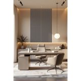 lexi İskandinav Duvar Çıtası 4 Cm X 100 Cm (5 Adet) Çocuk Odası Dekorasyonu Duvar Çıtası Gri Renk