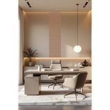 Lexi Iskandinav Duvar Çıtası (5 Adet) (8 Renk 10 Ölçü) Boyanabilir Çocuk Odası Dekorasyonu Duvar Paneli - 5 x 50 Cm - Ahşap - Bej