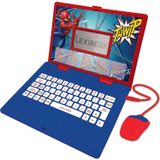 Lexibook, Örümcek adam, öğrenme ve iki dilli dizüstü bilgisayar, İtalyanca/İngilizce, öğrenme, oyun ve müzik için 124 aktivite içeren oyuncak, mavi/kırmızı, JC598SPi5