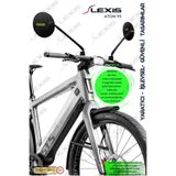 LEXİS Atom 95 Bisiklet/Elektrikli Scooter /Gidon üstü Aynası Ultra Optik Görüntü Geniş Bombeli Açı /E-Bike/Atv/Motosiklet Aynası