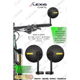 LEXİS Flank 96 Ultra Optik Görüntü Geniş Bombeli Açı 2li-Bisiklet-Elektrikli Scooter-E BİKE-Gidon Yan Aynası-Dikiz Aynası Bisiklet Aksesuarı Bisiklet Ayna