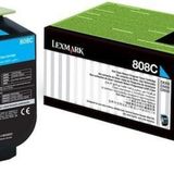 Lexmark 80C80C0 (808C) Mavi Cyan Orjinal Toner CX410 / CX510