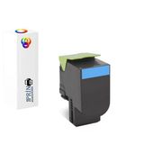 Lexmark 80C8SCE CX310N 2000 Sayfa Uyumlu Mavi Muadil Toner