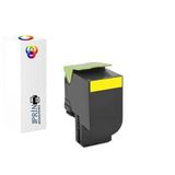 Lexmark 80C8SY0 CX410E Uyumlu 2000 Sayfa Sarı Muadil Toner