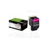 Lexmark 80C8XM0 (808XM) Kırmızı Magenta Orjinal Toner CX510