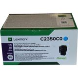 Lexmark C2350C0 1.000 Sayfa Cyan Mavi Toner C2325-2425-2535 MC2325-2425-2535-2640 - Çok Renkli