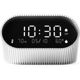 Lexon Ray Alüminyum Alarm Masa Saati - Gümüş - Standart