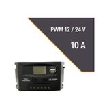 Lexron 10 Amper 12/24V Solar Pwm Şarj Kontrol Cihazı 10A 12/24 Volt Regülatör