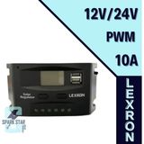 Lexron 10A 12/24V Pwm Şarj Kontrol Cihazı