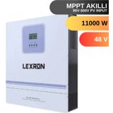 Lexron 11 Kw 11000 W Watt 2 X 100A Tam Sınus Mppt Akıllı Inverter 120-500V Hv