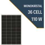 Lexron 110W Monokristal Güneş Paneli