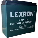 Lexron 12 Volt 24AH Amper Solar Sistem ve Elektrikli Araç Jel Akü