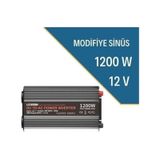 Lexron 1200 W 12V Modifiye Sinüs İnverter 1200 Watt 12 Volt-220V
