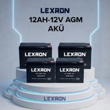 Lexron 12AH 12V Agm Akü 4 Adet