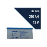Lexron 12V 210AH DEEP CYCLE NANO CARBON JEL AKÜ