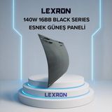 Lexron 140W 16BB Black Series Topcon Güneş Paneli - Alüminyum
