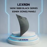 Lexron 140W 16BB Black Series Topcon Güneş Paneli