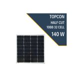 Lexron 140W Half-Cut Topcon Mono Güneş Paneli