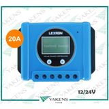 Lexron 20 Amper 12/24V Solar Pwm Şarj Kontrol Cihazı 20A 12/24 Volt Regülatör