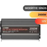 Lexron 2000 W Watt 12V Modifiye Sinus Inverter