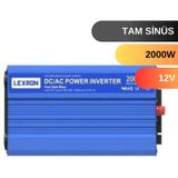 Lexron 2000 W Watt 12V Tam Sinus Inverter