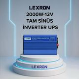 Lexron 2000 Watt 12 Volt Tam Sinüs Ups İnverter