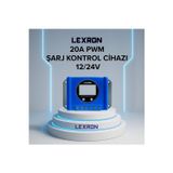 Lexron 20A Pwm Solar Şarj Kontrol Cihazı