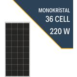 Lexron 220W Monokristal Güneş Paneli