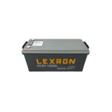 LEXRON 25.6V 100Ah LiFePO4 Lityum Akü | 2.56kWh | Bluetooth | 6000 Döngü | IP20
