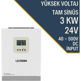 Lexron 3kw 3kva 24V Mpptakılllı Hvbrit (Solar Jeneratör) - Beyaz