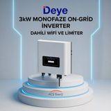 Lexron 3kw On-Grid Monofaze Invertör - Siyah
