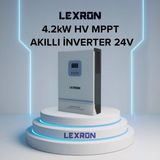 Lexron 4.2kw Hv Mppt Akıllı Invertör 24V - Siyah
