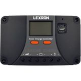 Lexron 40 Amper 12/24V Solar PWM Şarj Kontrol Cihazı Akıllı LCD Ekranlı 2 Yıl Garanti