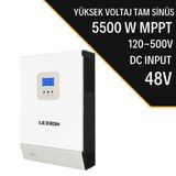 Lexron 5500W MPPT 120-500V PV INPUT 100A MPPT Paralellenebilir Inverter