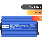 Lexron 600 W Watt 12V Tam Sinus Inverter