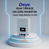 Lexron Deye 15KW On-Grid Trifaze Invertör - Siyah