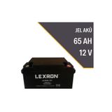 Lexron Grafen Enerji 65 Amper 12 Volt Jel Akü - 65 Ah Jel Akü