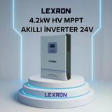 Lexron - İnges 4.2 Kw Mppt Akıllı Tam Sinüs İnverter - 24 Volt 4200 Watt Şebeke Bağlantılı İnverter