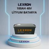 Lexron - İnges 48 Volt 100 Amper Lityum Akü - 48 Volt 100 Ah Lifepo4 Batarya - Güneş Paneli Aküsü
