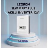 Lexron Inverter 1 Kw 12 Volt 1000 Watt Plus 12 kg Akıllı Tam Sinüs Mppt- - 1 Adet