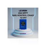 Lexron MPPT 20A Solar Şarj Kontrol Cihazı