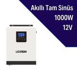 Lexron Smart 1KW 1000 W 12V Tam Sinüs Akıllı İnverter