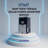 Lexron Smart - Inges 20 Hp 15 Kw Trifaze Solar Pompa Inverteri - 380 Volt Güneş Enerji Sistemi Sürücüsü