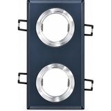 Lexroo 1 Adet Noas YL65 2610 Hades LED Çerçeveli 4000K Kristal 2 Li Kare Cam Spot GU10 Duy - Standart