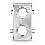 Lexroo 1 Adet Noas Yl65 2630 Zeus Led Çerçeveli 4000K Kristal 2 Li Kare Cam Spot Gu10 Duy