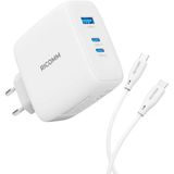 Lexroo 140W Gan 3 Portlu Usb-C + Usb-A Şarj Aleti Qc5.0 Pd3.1 İphone, İpad, Samsung, Xiaomi