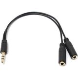 lexroo 3.5 Mm Erkek ve 2 Stereo Dişi Kulaklık Çoklayıcı Kablo ve Ses Sistemi Kablosu Aux Streo Lex2616036