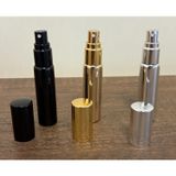 lexroo 3 Adet Doldurulabilir Cep Parfüm Spreyi Gold Silver Black Renk Cam Parfüm Şişesi 10ML Lex2620183
