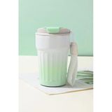 Lexroo 304 L Çelik 400 Ml Yeşil Beyaz Degrade El Termos Mug Cin918ys