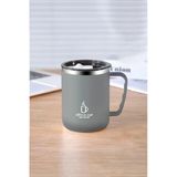 Lexroo 304 L Çelik Gri 500 Ml Kahve El Termos Kupa Mug Cin557gr